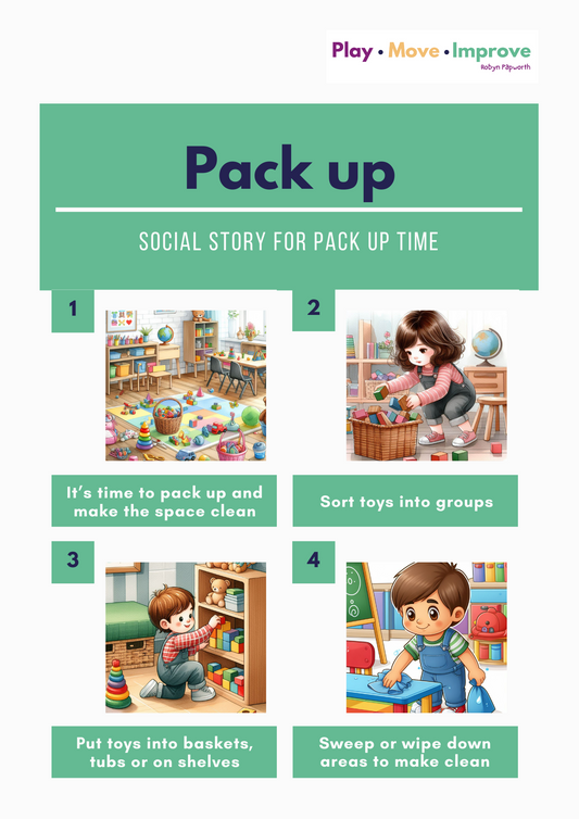 How to encourage children to pack up at kindergarten