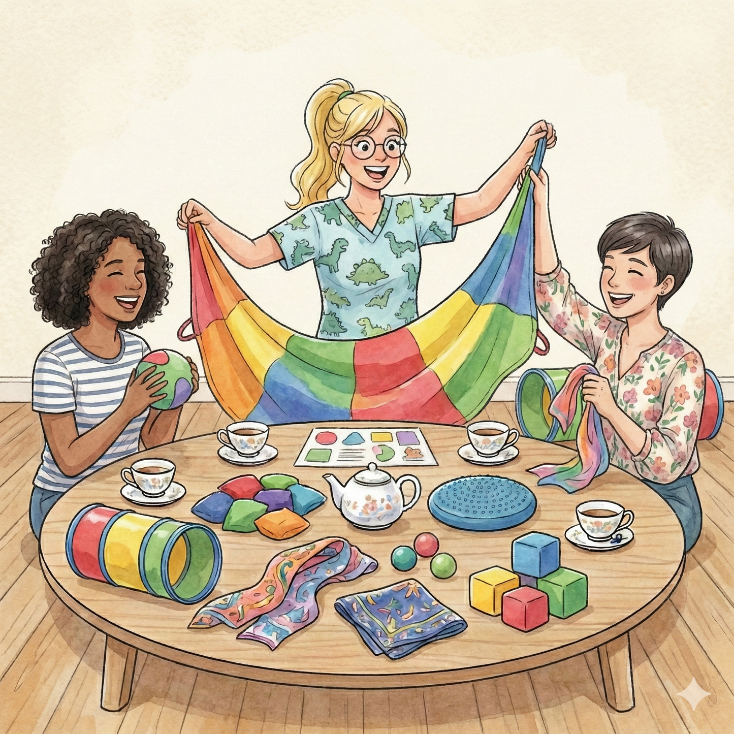 Robyn Papworth leading a clinical regulation workshop for early childhood educators in the Chirnside Park studio