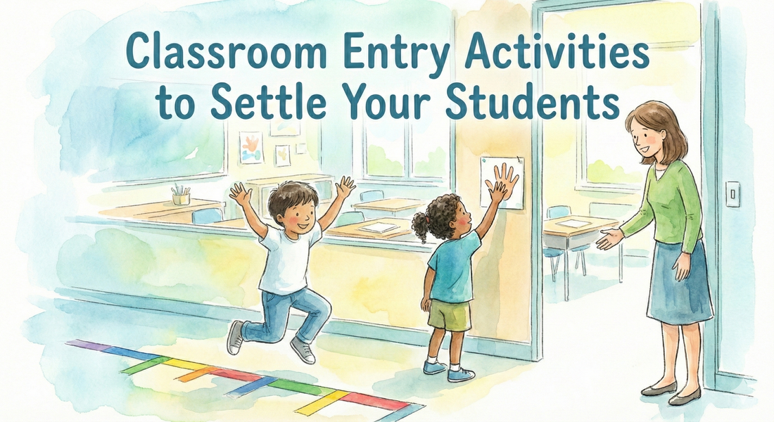 3 simple movement ideas to regulate your class during their morning routine
