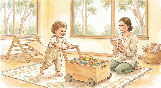 Simple toddler play ideas to support movement and regulation