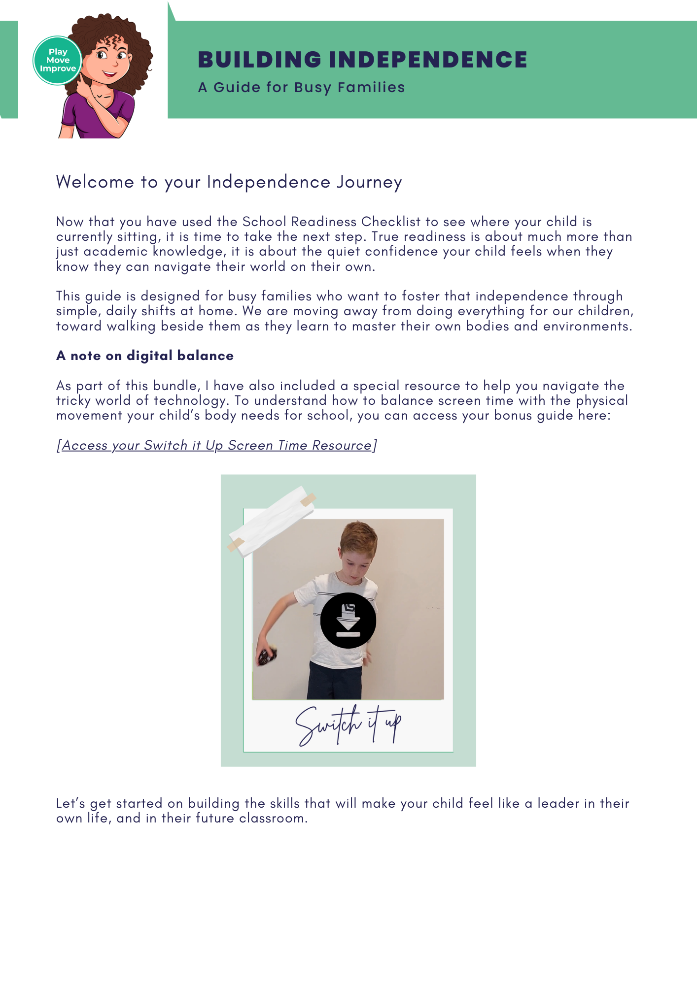 Building Independence School Readiness Strategies for Busy Families