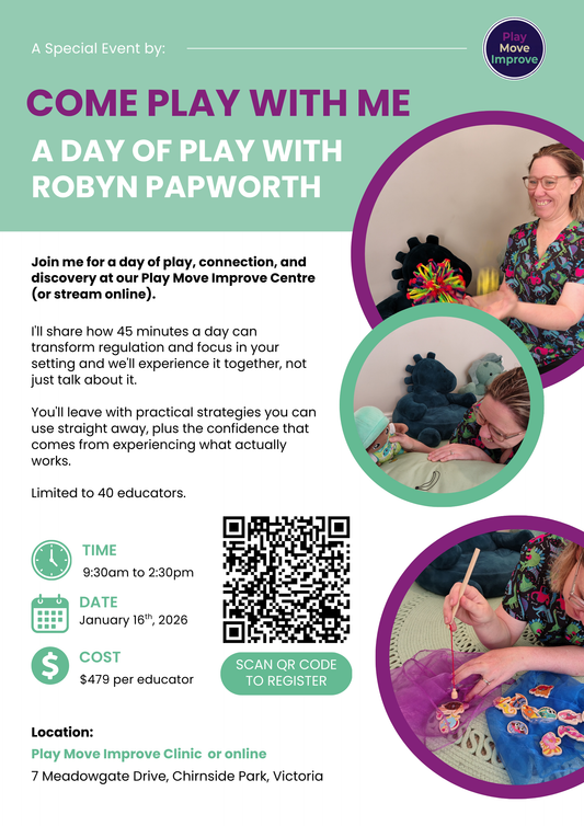 Feeling the afternoon slump? Come play with Robyn Papworth