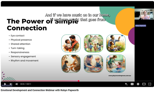 Emotional Development and Connection Webinar with Robyn Papworth