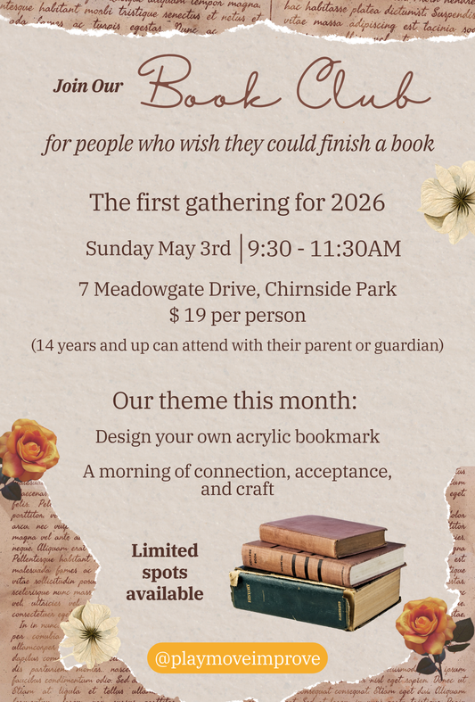 Book Club Gathering: Acrylic Bookmark Crafting & Connection