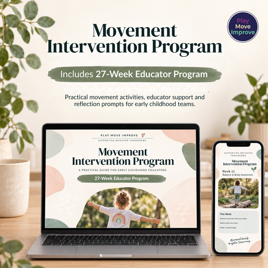 Play Move Improve Movement Intervention Program for Early Childhood Services