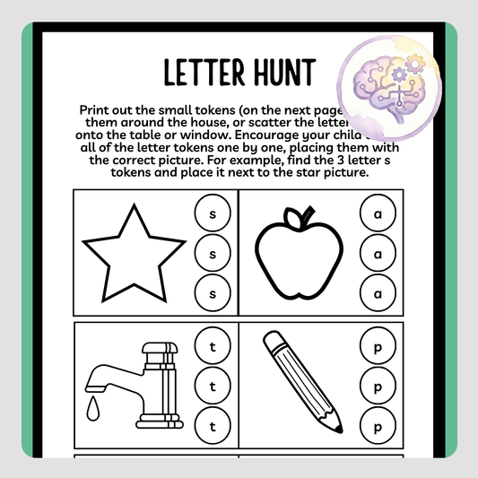 Printable Resource - Letter Hunt