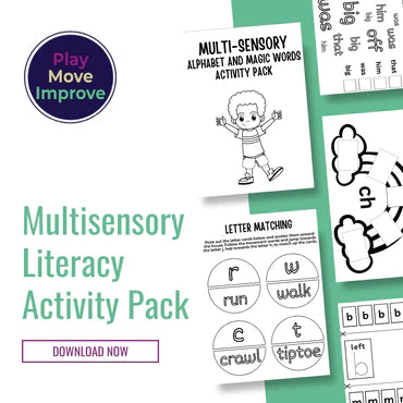 Multisensory Literacy Activity Pack for Educators and Teachers